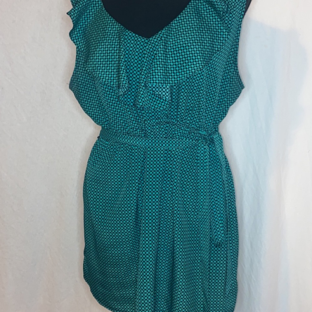 Motherhood maternity teal blouse top